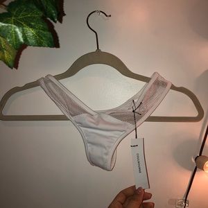 COULBOURNE WHITE BIKINI BOTTOM